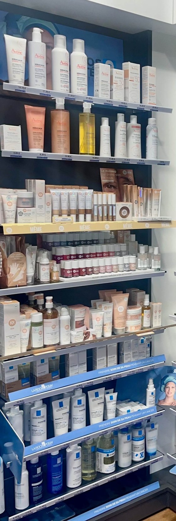 Rayon dermocosmétiques d'accompagnement du cancer